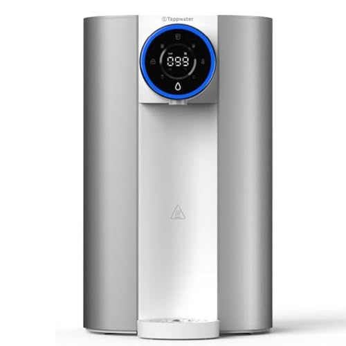 Tappwater Countertop Water Purifier 3.2L Capacity 7-stage Reverse Osmosis filtration technology Effectively Reduces Chlorine & Bacteria Instant Hot Water Dispenser Swedish Mineral Rock TCTN101.
