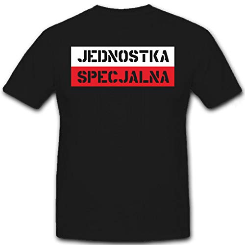 T-shirt militaire Jednostka 7089 noir ampleur XXXXXL confortable