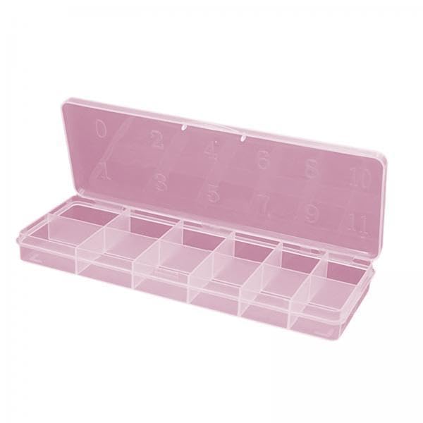 Bnf® 4x12 Slots Nail Tips Organizer Box Empty for False Nail Tips Art Crafts Beads Pink Health & Beauty Nail Care Manicure & Pedicure Nail Art Accessories-image-36