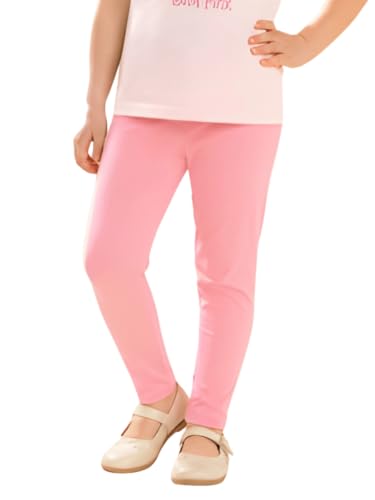 Image of Pilolo Kids Soft Cotton Lycra Solid Ankle Pocket Leggings for Girls