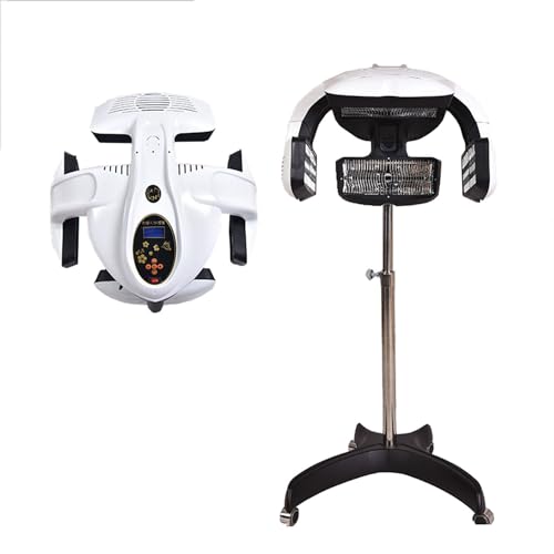 DPLXQPP Professional Wall Mounted Upright Hair Dryer with LCD Display,Evaporator Hair Color Processor and Hair Dryer Accelerator,700 Watt Perm Color Processor,Vertical-110V