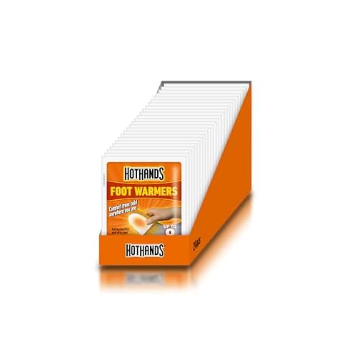 HotHands Foot Warmers – 24 Pairs – 8 hours of heat – Air activated – Ready to use