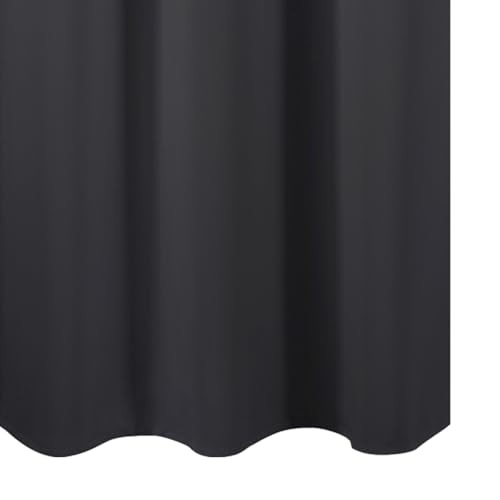 LEMOMO Blackout Curtains 42 x 63 inch/Dark Grey Curtains Set of 2 Panels/Thermal Insulated Room Darkening Bedroom Curtains by LEMOMO - Used condition - Image 8