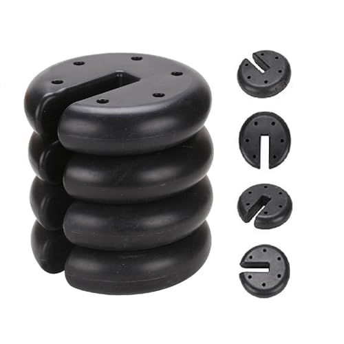 Youyijia Gazebo Weight Parasol Stand Bases Set of 4 Heavy Duty Garden Anchor Gazebo Leg for Canopy...