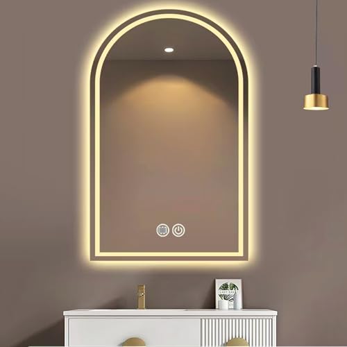 Miroir LED salle de bain 50x80 antibuée pour sublimer votre routine