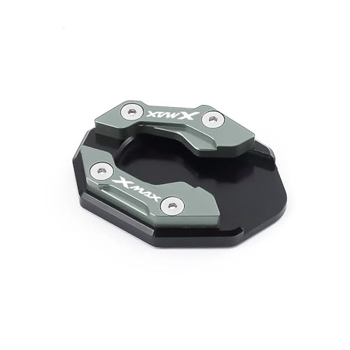 Stützplatte Fuß Ständer Pad Für Ya&maha Xmax 125 250 300 350 400 Xmax250 Xmax300 Zubehör Ständer Vergrößerer Fuß Seitenständer Verlängerungspad 2025 Neu