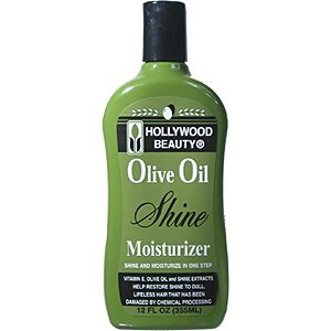 HOLLYWOOD BEAUTY Olive Oil Shine Moisturizer Shine and Moisturizer in One Step 12oz/355ml by Hollywood Beauty Cover