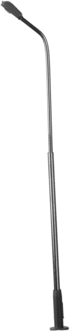 20pcs Scale Model Lampposts with Single Illuminated Led Street Lights for Model Railway and Diorama Decor