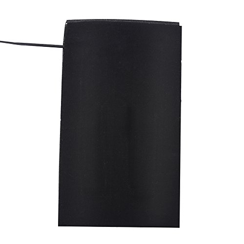 Qiilu Heated Blanket USB Powered Heated Lap Blanket for Offi Black Polyester Metal Fiber 5V 2A 8.5W Lightweight Electric USB Heating Heated Pads Set for Outdoor Winter Camping