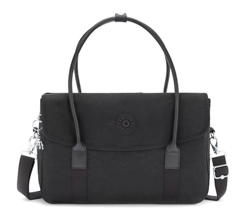 Kipling SUPERWORKER S Borsa a tracolla, borse per computer, Black Noir (Nero)