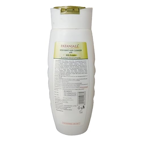 Image of Patanjali Kesh Kanti Milk Protein Hair Cleanser Shampoo, 200ml