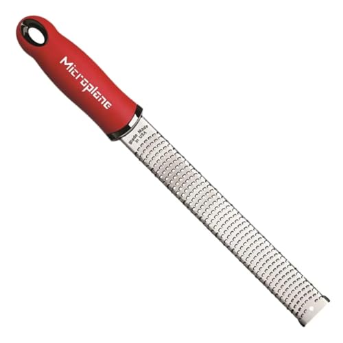 Microplane Classic Red Zester Grater Stainless Steel
