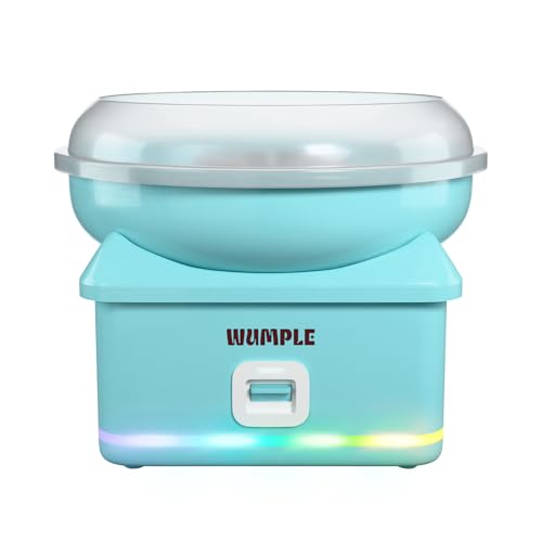 Listado de Maquina para Hacer Algodon de Azucar Walmart los más solicitados. 42 Wumple - Máquina de algodón de caramelo con luces LED, calentamiento rápido, máquina eléctrica con tazón de acero inoxidable para fiestas, hogar y negocios (azul)