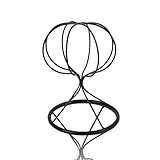 [Ａｕｐｕｒｕ] (アウプル) 帽子スタンド ウィッグ スタンド アイアン 店舗 ショップ 什器 DIY 手作り 個人 販売 フリマ 撮影 掛け 収納 軽量 おしゃれ インダストリアル デザイン(ブラック(ショート))