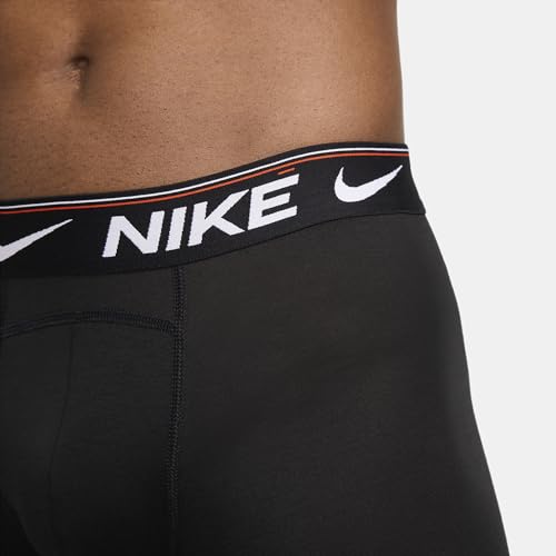 Nike Ultra Comfort Men's Dri-FIT Long Boxer Brief (3-Pack) (KE1263-001, Black) Size X-Large4