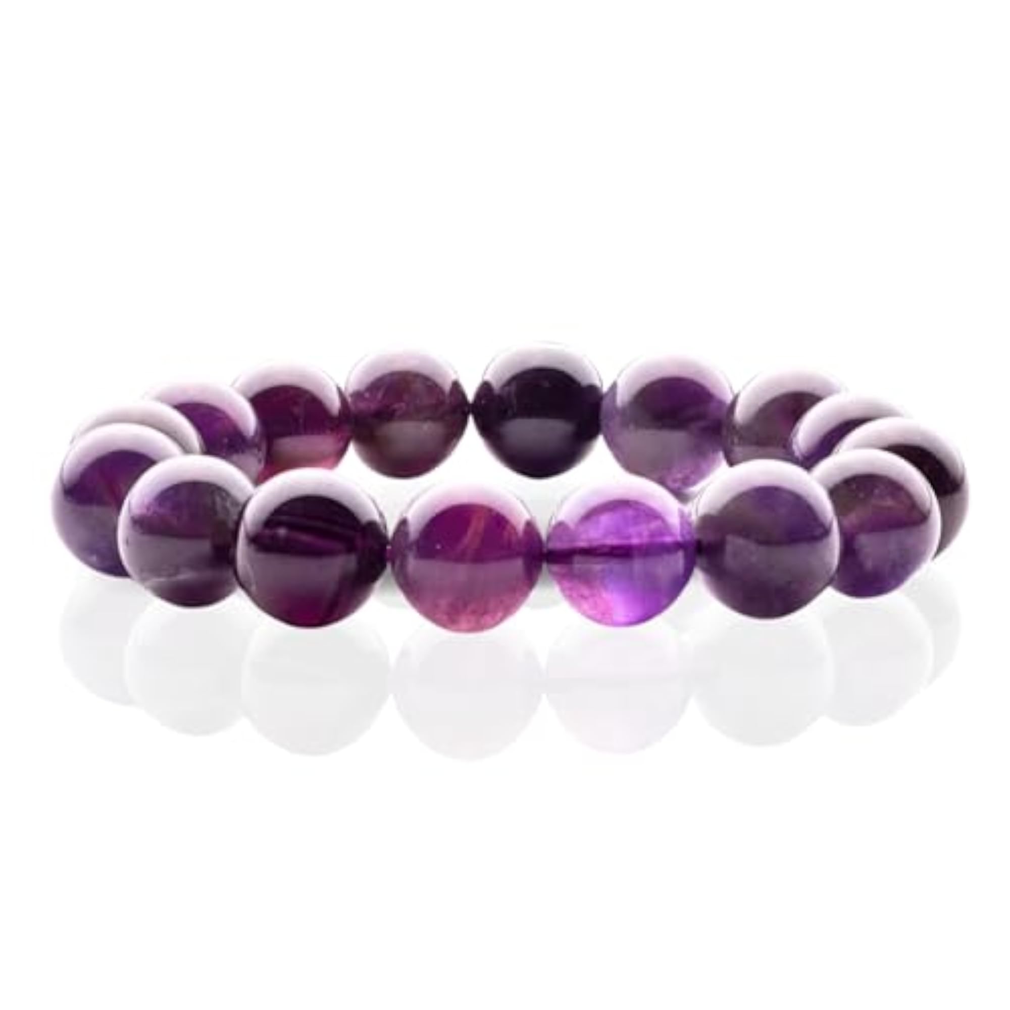 Amethyst Healing Crystal Bracelet for Students, Unisex Gift