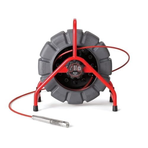 RIDGID 63628 200' Mini SeeSnake Self Leveling TruSense Sewer Camera Reel, Sewer Inspection