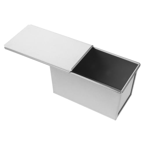SUPVOX Non-Stick Loaf Pan with Lid - Rectangular Baking Tray for Homemade Bread & Toast