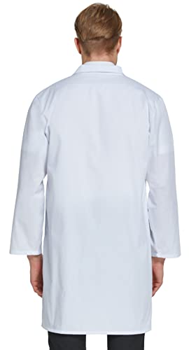 VOGRYE Professional Lab Coat for Men Women Long Sleeve, White, Unisex - Image 8