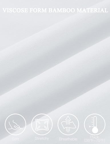 Tapata Women's Classic Button-Down Blouse Formal Work Dress Fitted Shirts Collared Long Sleeve Business Top2