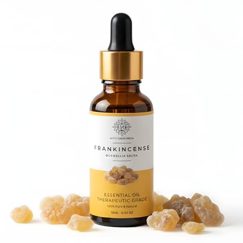 Image of Frankincense Essential Oil (Loban) | | 100% Pure & Undiluted Therapeutic Grade | Skin Rejuvenation, Hair Growth & Aromatherapy- 15