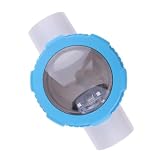 QLECXZI Valvola di ritegno per Piscina Resistente alla corrosione, Nuova di Zecca, Camera Trasparente, Resistente alle Alte Temperature, Nuova di Zecca,