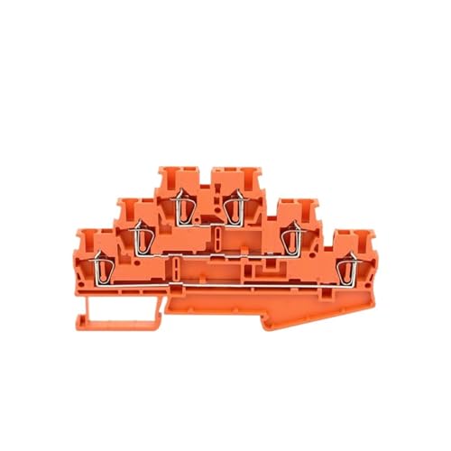 Conector de riel DIN ST2.5-3L de triple resorte para un cableado rápido y seguro de 2,5 mm²