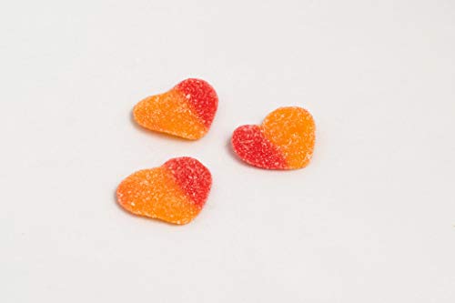 Corazones de pesca azucarados en kg
