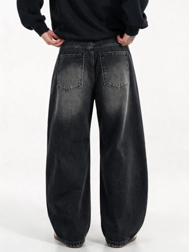 PLEPAN Barrel Baggy Denim Jeans