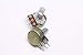 New A10K 10K Single Audio TPR pc mt DIP Potentiometer Qty-10