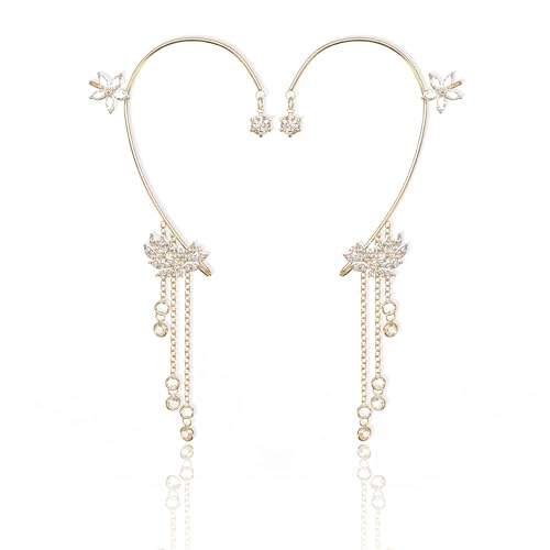 Ear Cuffs Pierceless Earrings for Women and Ladies