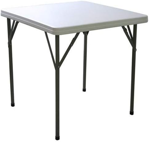 Blue Ravine FT2 2ft 10in Square Folding Table with Fold Away Legs, 2 Year Guarantee