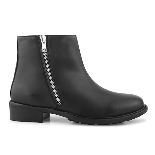 Image of CLOG LONDON Ankle Boots for Women With Side Zipper | Fashionable and Comfortable Boots for Casual and Office Wear