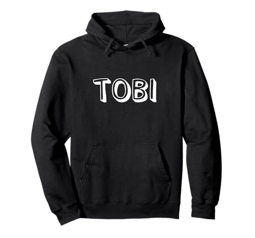 Cute Cartoon Font First Name Tobi Comic Sudadera con Capucha