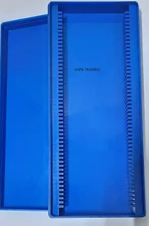 Kapil Trading Plastic Slide Box for microscopic 50 Slides Capacity PACK OF 2