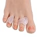 Wanmu 12 Pcs Gel Toe Separators, Pinky Toe Spacers Straightener Bunion Corrector for Overlapping Toes Hammertoe Crooked Toes Relieving Pressure