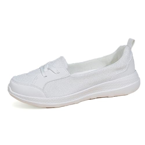 Women's Comfy Slip-On Orthopedic Walking Shoes,Kotsas Breathable Arch Support Non-Slip Shoes,Casual Low Top Soft Sole Shoe for Women