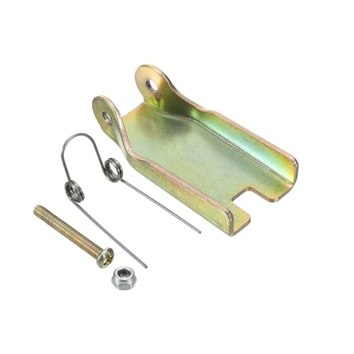 Image of PATIKIL 2.5 Inch Hook Safety Latch Kit, 4 Pack Metal Towing Hitch Replacement for Clevis Hook Trailer, Golden Tone