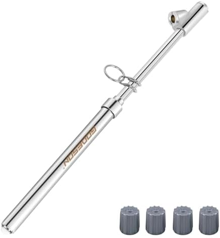 GODESON Heavy Duty Tire Pressure Gauge 10-150 PSI, Professional Dual Head Air Pressure Gauge for Truck Car Motorcycle, Accurate Reading Pen Style Tire Gauge with 1-10 Bar Range