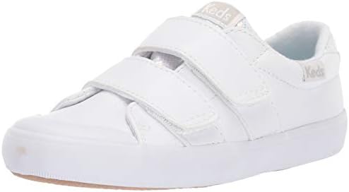 Keds Courtney HL Sneaker, White, 5 US Unisex Little Kid