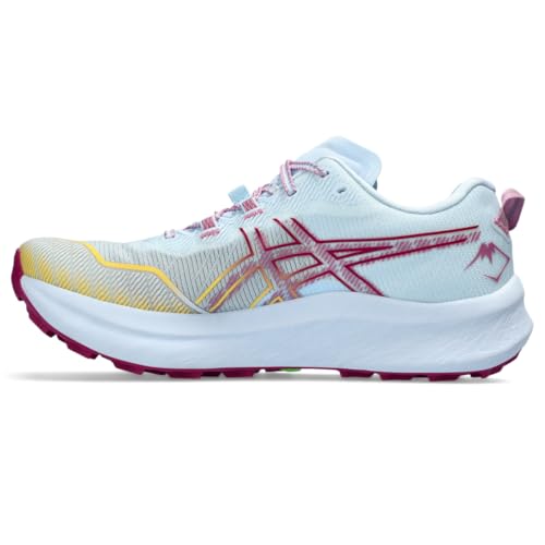 ASICS Women's FUJISPEED 2 Running Shoe, 8.5, Light Blue/BlackBerry4