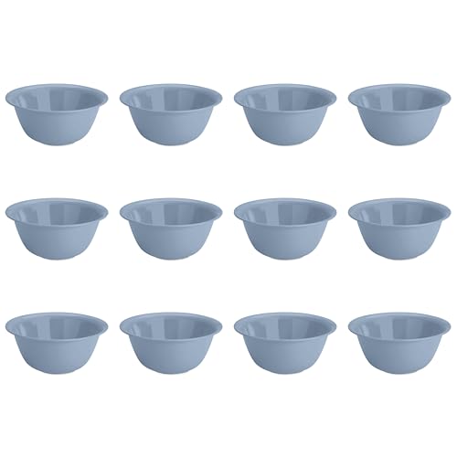Sterilite 6 Qt Tazón para Preparar y Servir Comida, Plástico, Azul, 12 Unidades miniatura 1