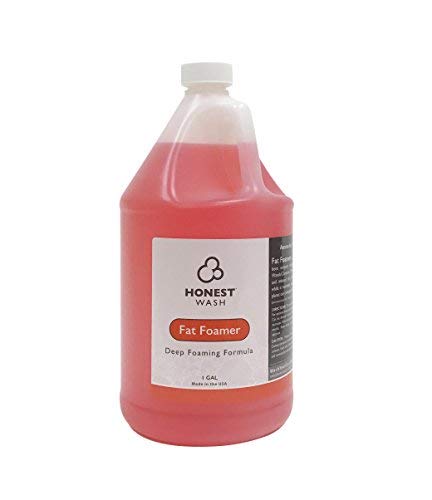 Honest Wash Fat Foamer 1 Gallon, High Foaming Car Wash Soap. Use in Foam Cannons or Guns. Perfect for Cars/Trucks/SUVs/Motorcycles/Boats. Big Value Sized Bottle