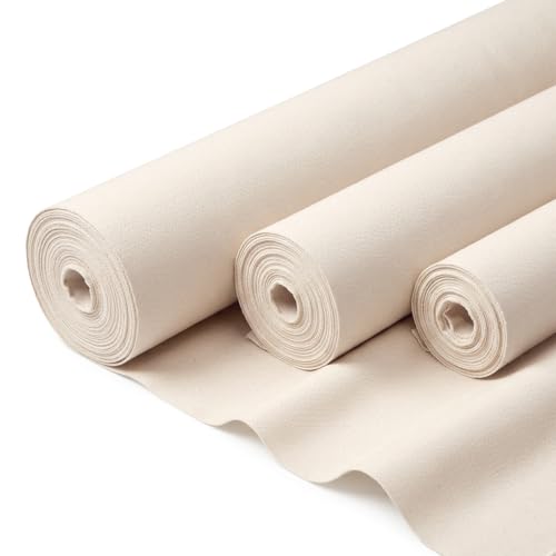 Canvas Fabric | Cotton Duck | Heavy | Natural 10oz | 63'' Wide | Arts & Crafts, Backings, Covers, Placemats (2 Yard)