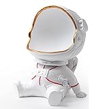 Schlüsselschale Modern Taschenleerer Figur, Astronaut Figurine Schlüsselaufbewahrungstablett Schlüsselaufbewahrungshalter Desktop Candy Dish Organizer,Hohe Kapazität, Groß (Color : Red)