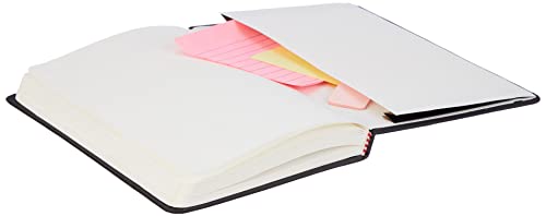 Image of amazon basics Classic Paper Notebook, Plain - (130Mm X 210Mm) - 240 Pages (Black)