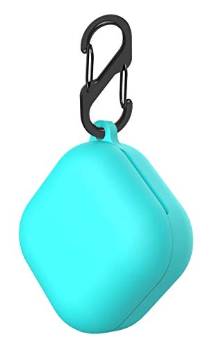 Naomo Funda Galaxy Buds Live Silicona, Ligero Antipolvo Prueba de Golpes Silicona Fundas Protectora para Buds Live (Verde Azulado) Cover