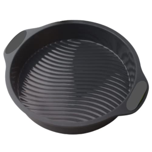 forma redonda assadeira silicone forro air fryer antiaderente bolo
