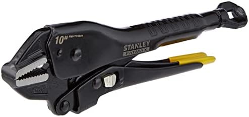STANLEY FMHT0-74884 250 mm Fatmax Locking Mole Grip Straight Jaw Pliers - Black