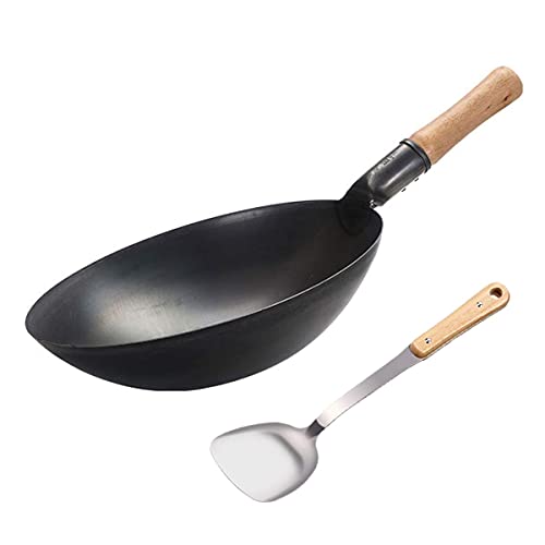 Wok Pan Antiadherente Acero Inoxidable 40cm miniatura 1